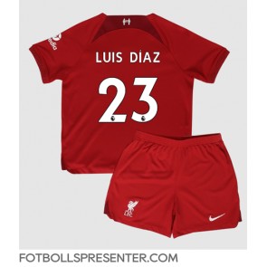Liverpool Luis Diaz #23 Hemmatröja Barn 2022-23 Kortärmad (+ korta byxor)